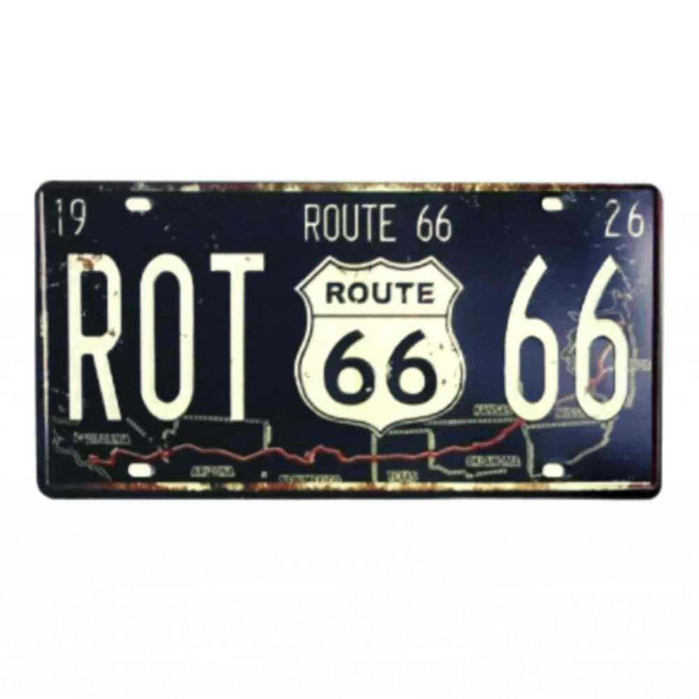Number Plate Route 66 - Premium Wall Sign from GTools - Just $10.00! Shop now at GTools