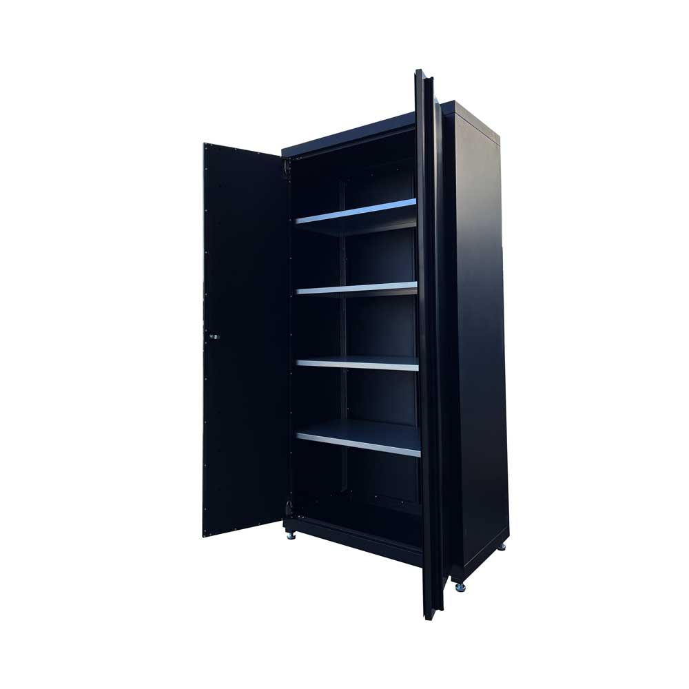 GTX 1.8M Double Door Black Tinted Stainless Steel Tall Cabinet - Premium Cupboard from GTools - Just $799! Shop now at GTools