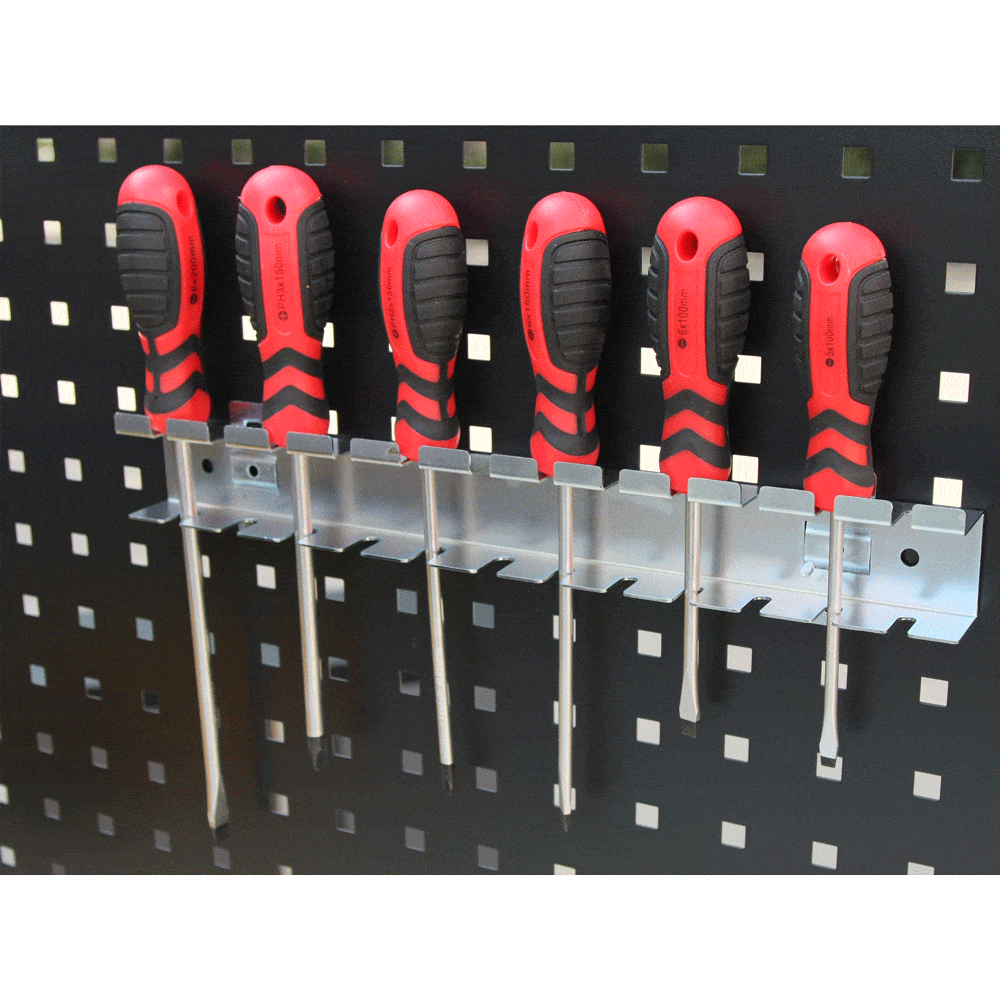 12 Slot Screwdriver holder - Premium Pegboard Hook from GTools - Just $12! Shop now at GTools