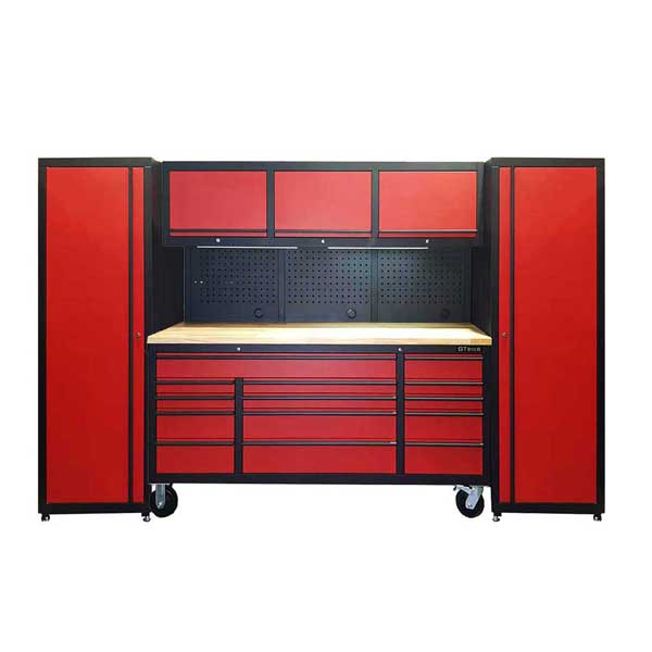 1.8M Steel Tool Box With 1 or more Tall Cabinet Red Combo - Premium Tool Chest from GTools - Just $2148.0! Shop now at GTools