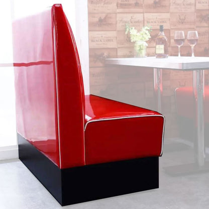 1950 Retro Cafe Diner Booth Sofa x 1 - Premium Cafe Booth from GTools - Just $599.00! Shop now at GTools