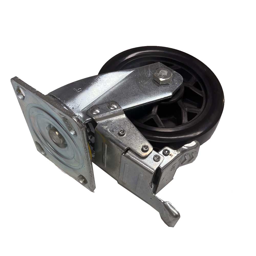 Caster Wheel Swivel with Brake 6" - Premium Wheel from GTools - Just $32! Shop now at GTools