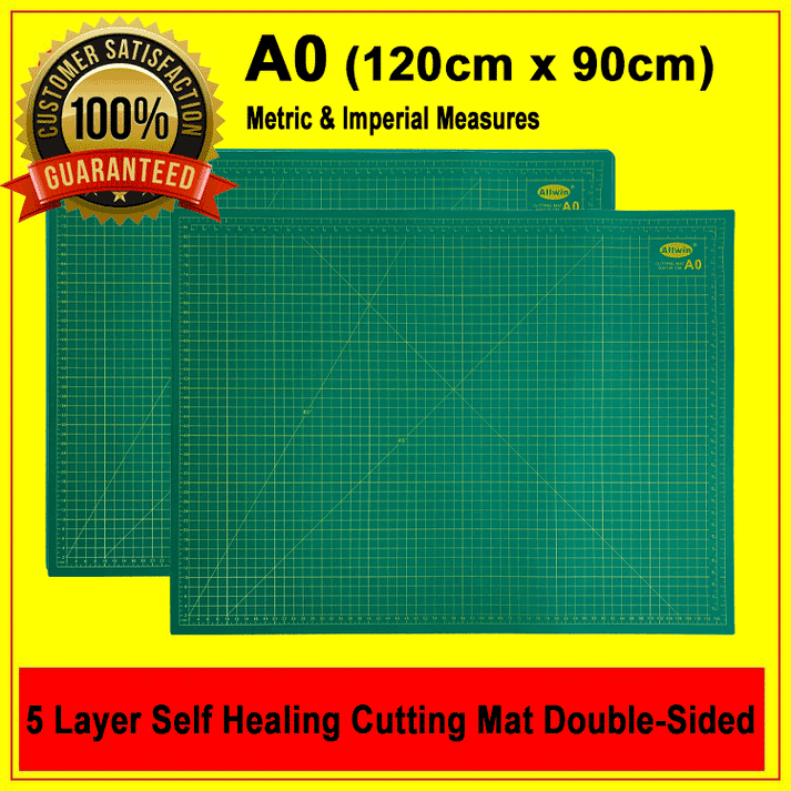 A0 Self-Healing Cutting Mat 120x90cm | Heavy-Duty Work Surface