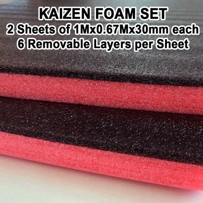 Kaizen DIY Easy Peel Tool Control Foam (2 pack) 1Mx0.67Mx30mm per sheet - Premium Foam from GTools - Just $59! Shop now at GTools