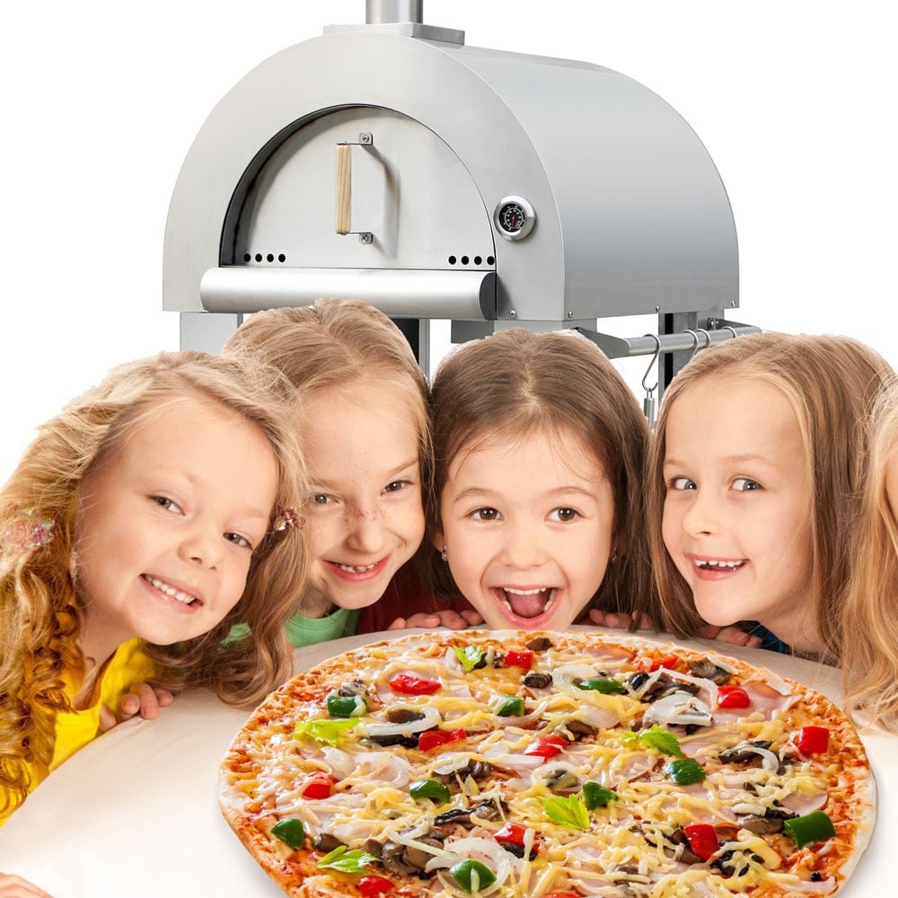 Stainless Steel Wood Fired Pizza Oven - Premium Outdoor from GTools - Just $999.00! Shop now at GTools