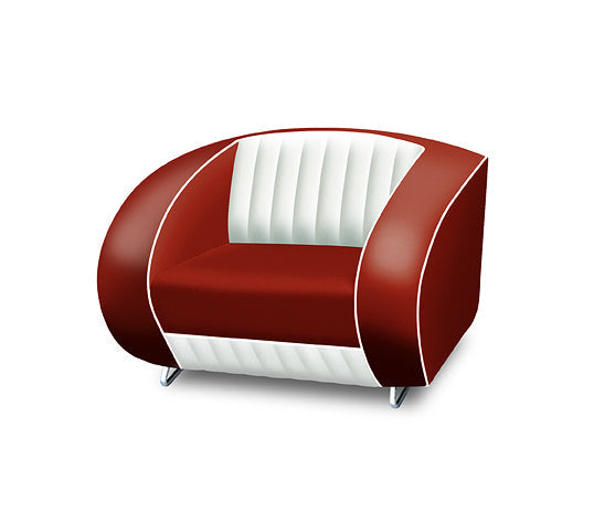 1950 Retro Bel Air Single Seat Sofa - Premium sofa from GTools - Just $999.00! Shop now at GTools