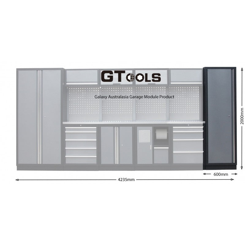 2M Single Door Tall Storage Cabinet - Premium Cupboard from GTools - Just $485.00! Shop now at GTools