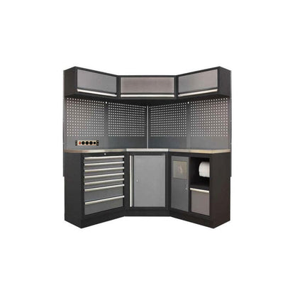 1.6x1.6M Corner Garage workbench COMBO /GT-COMBO1.6x1.6 - Premium Cabinets from GTOOLS - Just $2640.00! Shop now at GTools