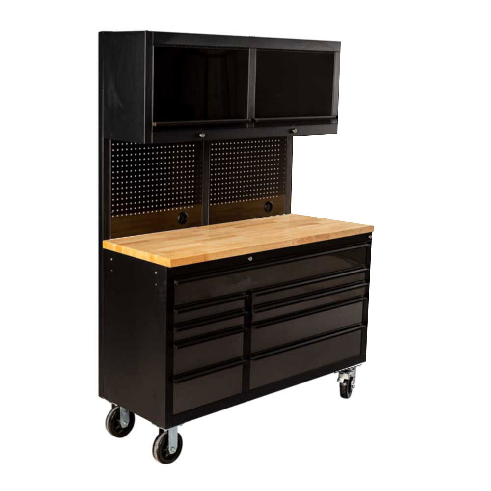 GTX 1.4M Black Stainless Steel Workbench Combo with Mega Drawer - Premium Tool Box from GTools - Just $1369! Shop now at GTools