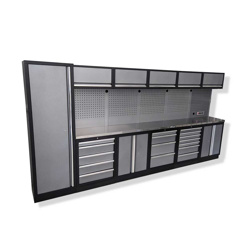 4M Garage Workbench, Drawer & Storage Set /GT-COMBO17 - Premium Cupboard from GTools - Just $3878.00! Shop now at GTools