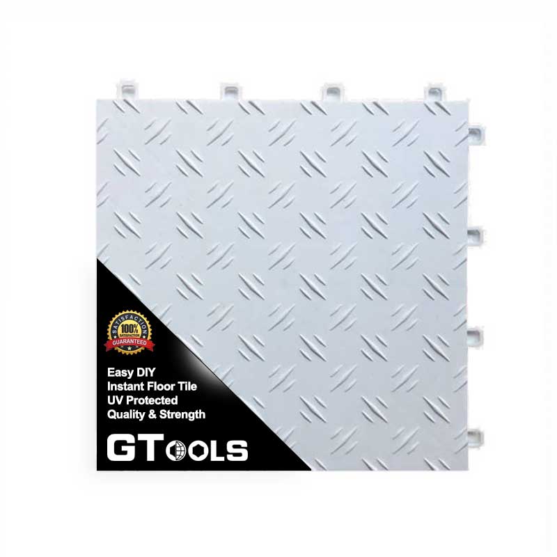 Tile Excursion Plate 305 Series Chequer Plate Garage Tiles | GTools